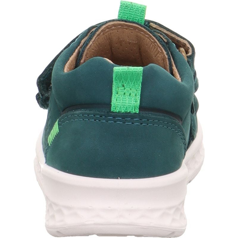 Superfit BREEZE Sneaker high - Material: Leder in Grün