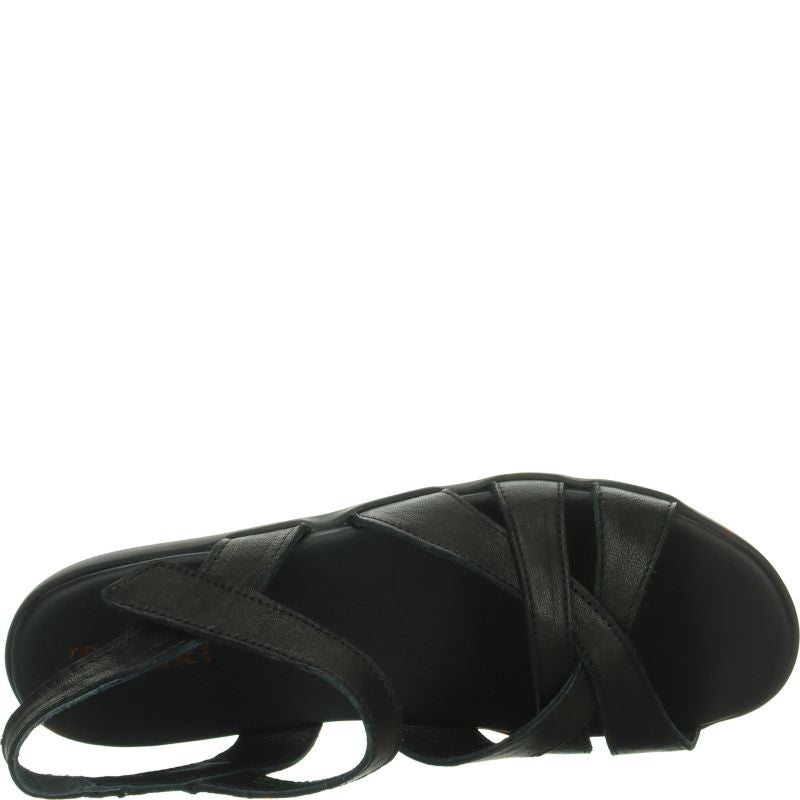 Think NATURE SAND Woman  - Material: Leather in Black