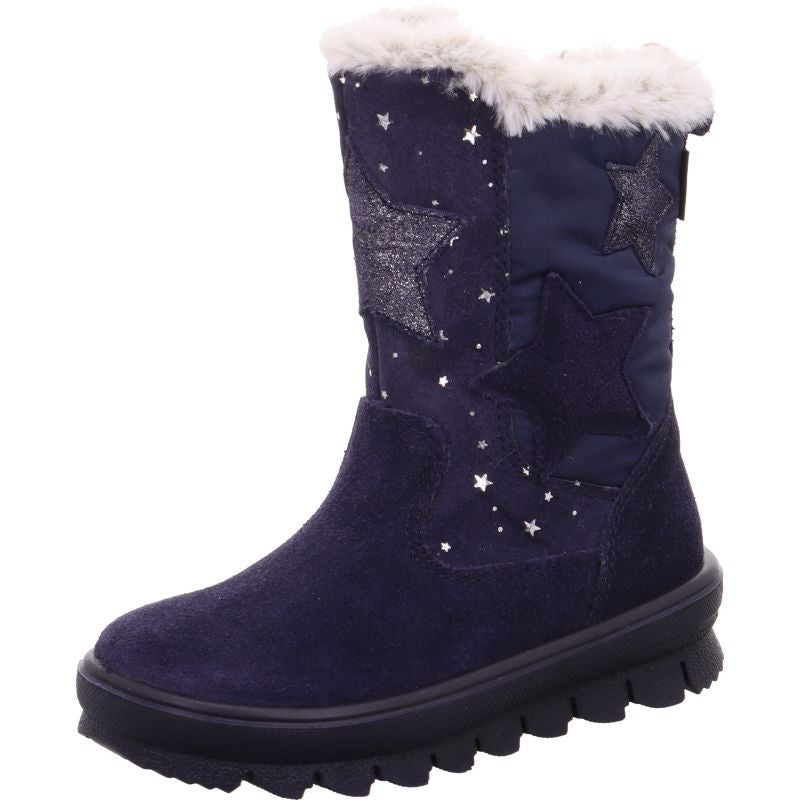 Superfit FLAVIA Girls Boot - Material: Leather/Textil in Blue