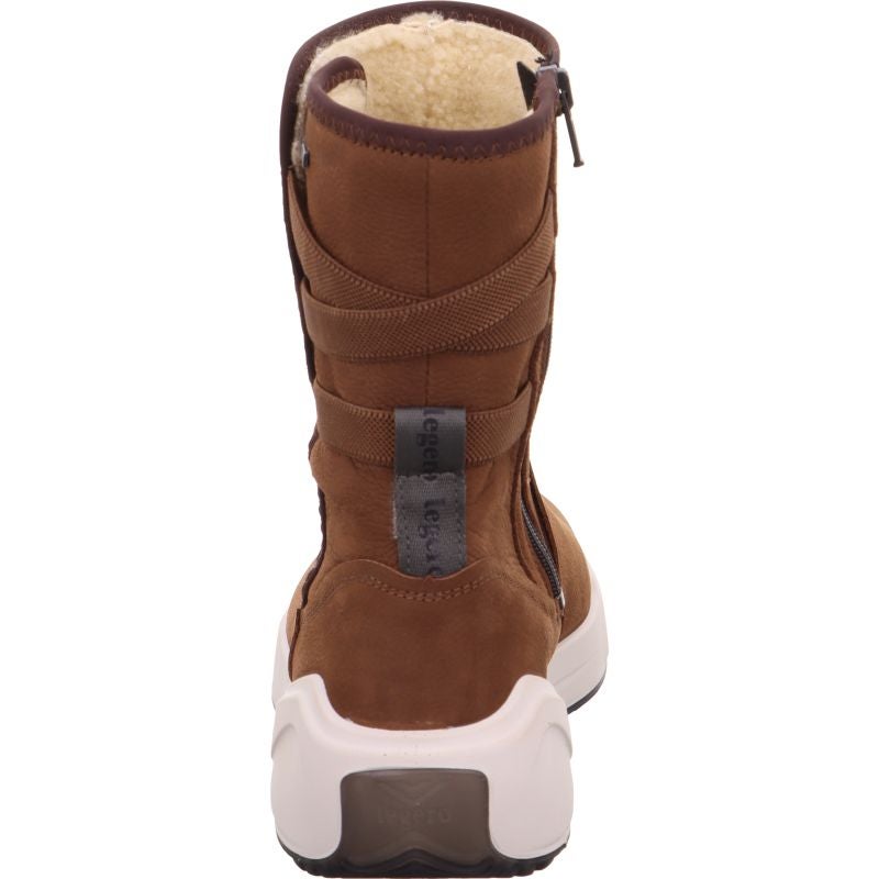 legero COSY Damen Stiefelette - Material: Leder in Braun