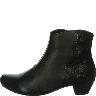 Think! AIDA Damen Stiefelette - Material: Leder in Schwarz