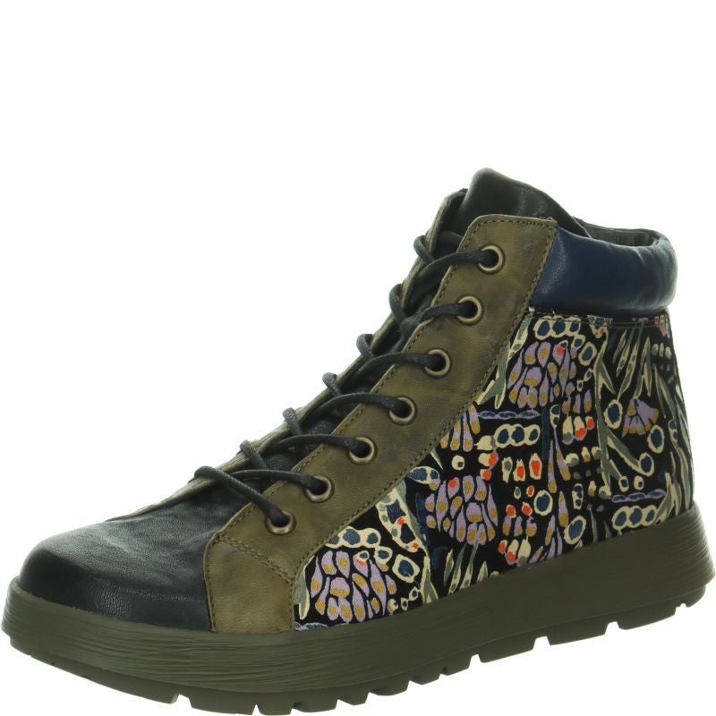 Think! COMODA Damen Ankle Boots - Material: Leder in Schwarz
