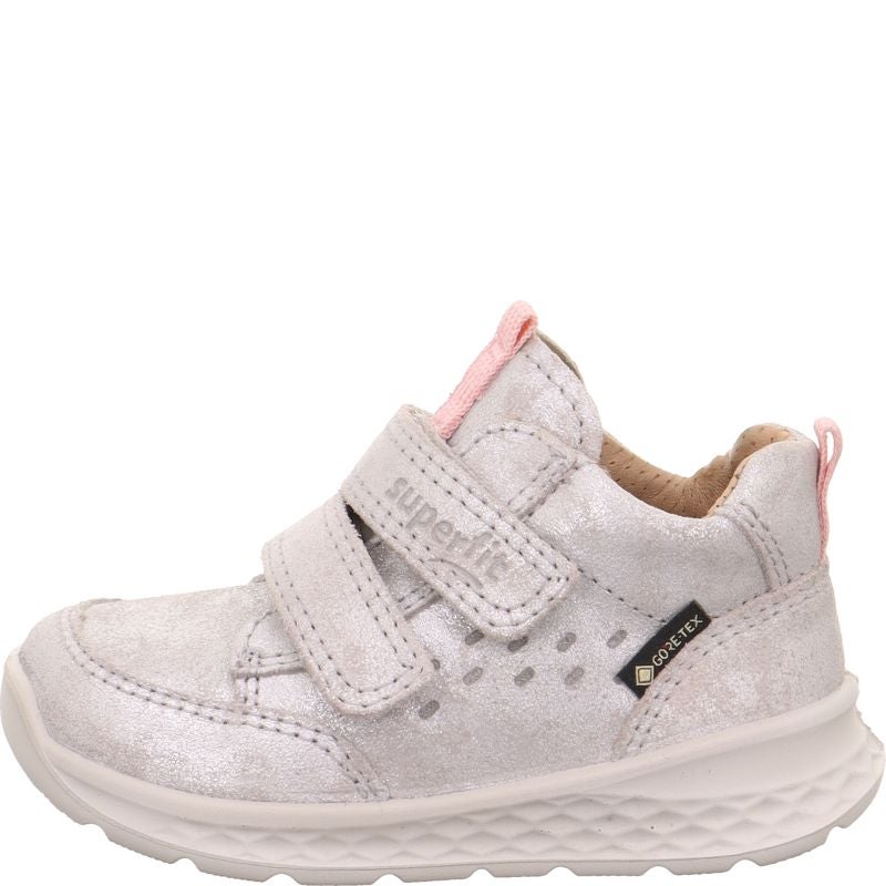 Superfit BREEZE Girls Sneakers high - Material: Leather in Metallic