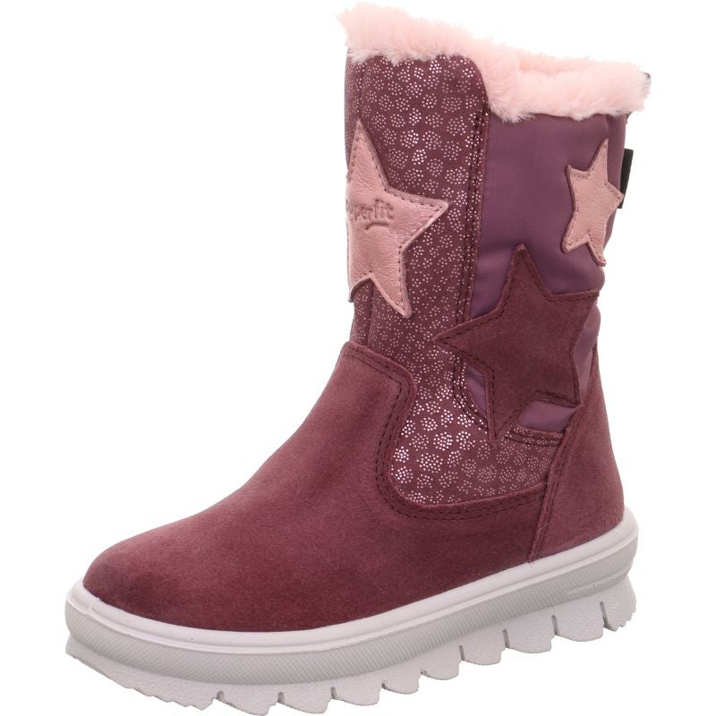 Superfit FLAVIA Stiefel - Material: Leder/Textil in Rot
