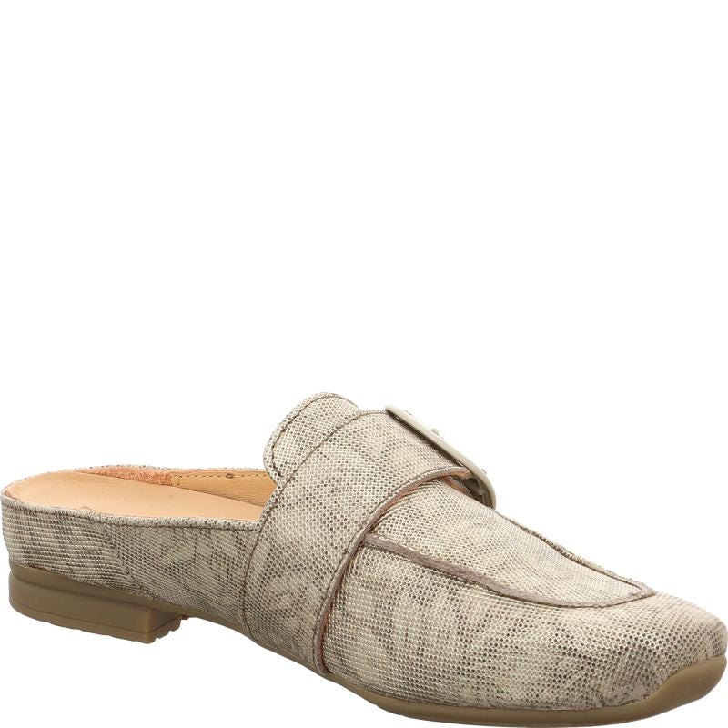 Think! GAUDI Damen Pantolette - Material: Leder in Grau