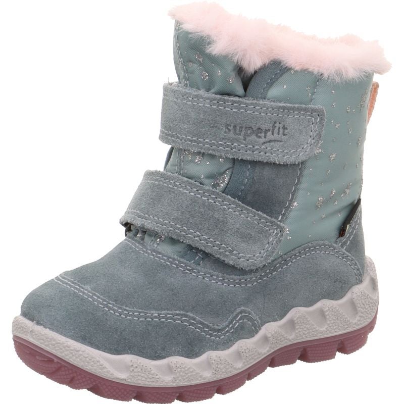 Superfit ICEBIRD Mädchen Boots - Material: Leder/Textil in Grün