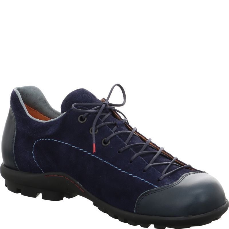 Think KONG HERREN Men Lace up shoe - Material: Leather in Blue