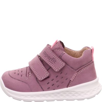 Superfit BREEZE Girls Sneakers high - Material: Leather in Purple