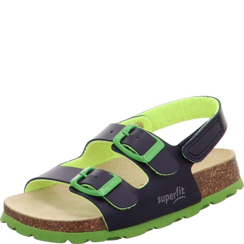 Superfit FUSSBETTPANTOFFEL Unisex, Boys Sandal - Material: Sonstiges Material in Blue