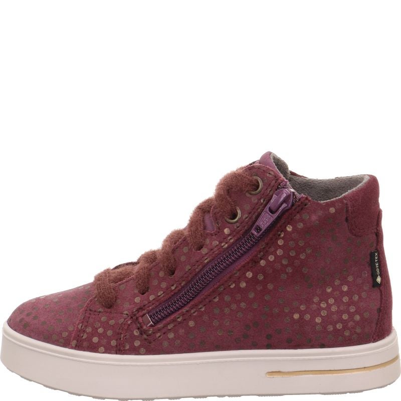 Superfit STELLA Sneaker high - Material: Leder/Textil in Rot
