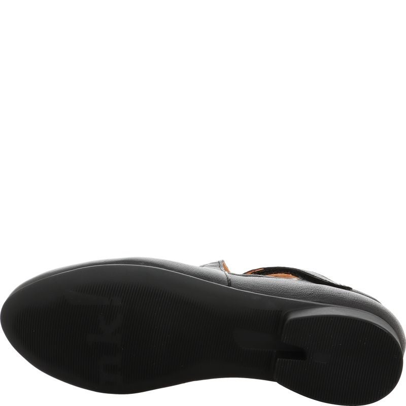 Think GUAD2 Woman Ballerina - Material: Leather in Black