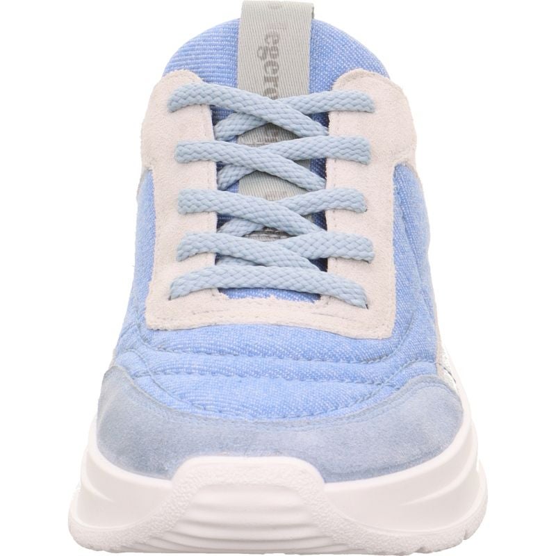 Legero SPRINTER Damen Sneaker low - Material: Leder/Textil in Blau
