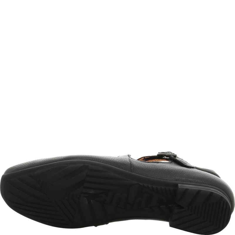Think! GAUDI Damen Ballerina - Material: Leder in Schwarz