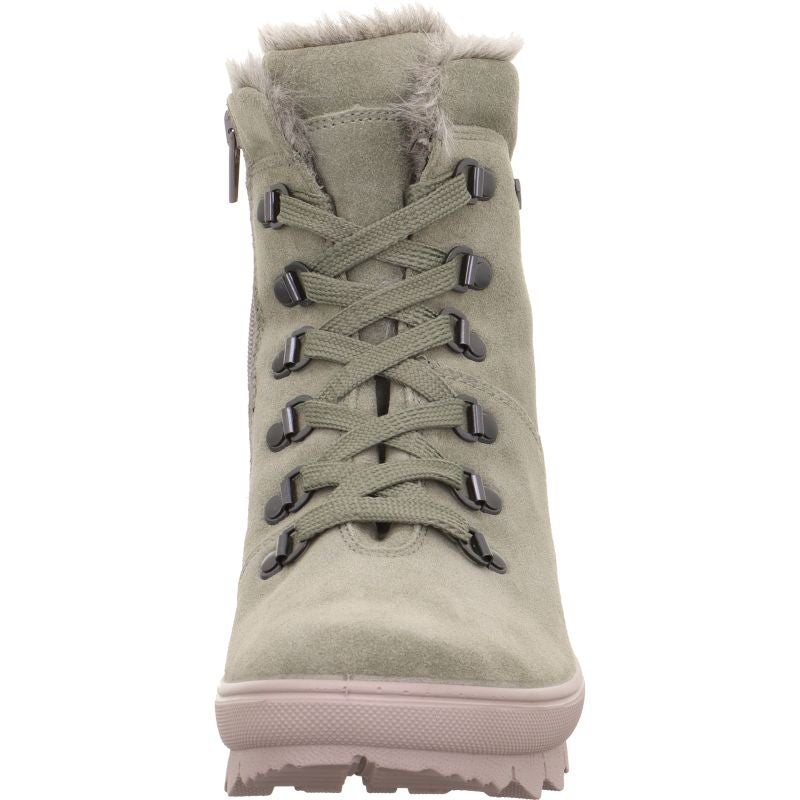 Legero NOVARA Damen Schnürboots - Material: Leder in Grün