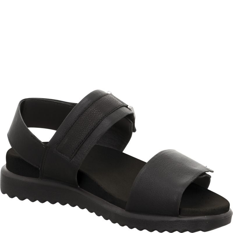 legero MOVE Damen Sandale - Material: Leder in Schwarz