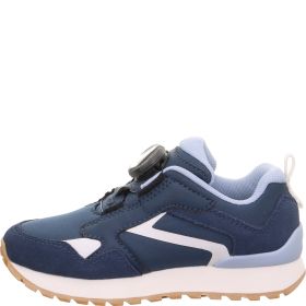 Superfit DASH Sneaker low - Material: Leder/Sonstiges Material/Textil in Blau