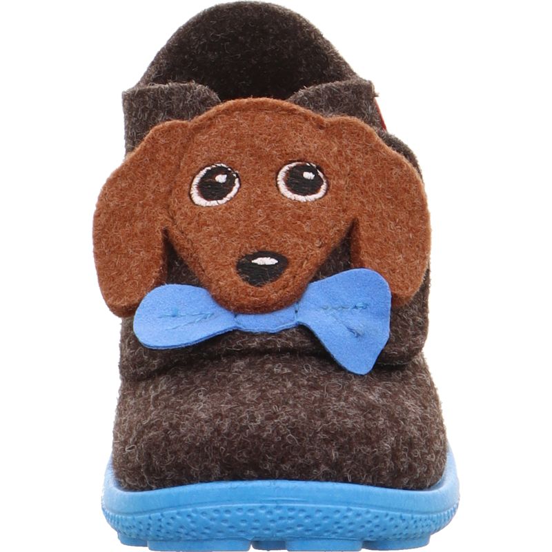 Superfit HAPPY OCTI Unisex | Boys Slipper - Material: Textile in Brown
