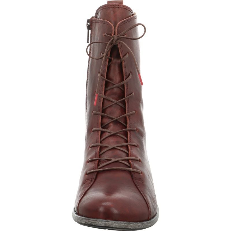 Think AGRAT Woman Ankle boot - Material: Leather in Red