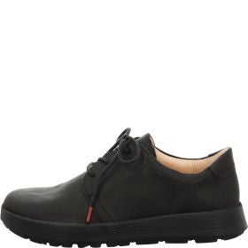 Think! COMODA Damen Schnürschuh - Material: Leder in Schwarz