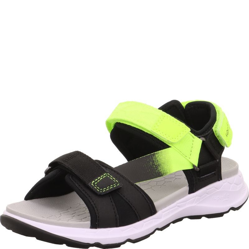 Superfit CRISS CROSS Boys Sandal - Material: Textil/Sonstiges Material in Black