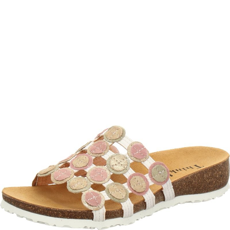 Think JULIA DAMEN Woman Mules - Material: Leather in White