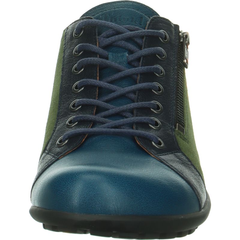 Think KONG HERREN Lace up shoe - Material: Leather in Green