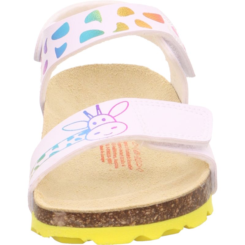 Superfit FUSSBETTPANTOFFEL Girls Sandal - Material: Sonstiges Material in White