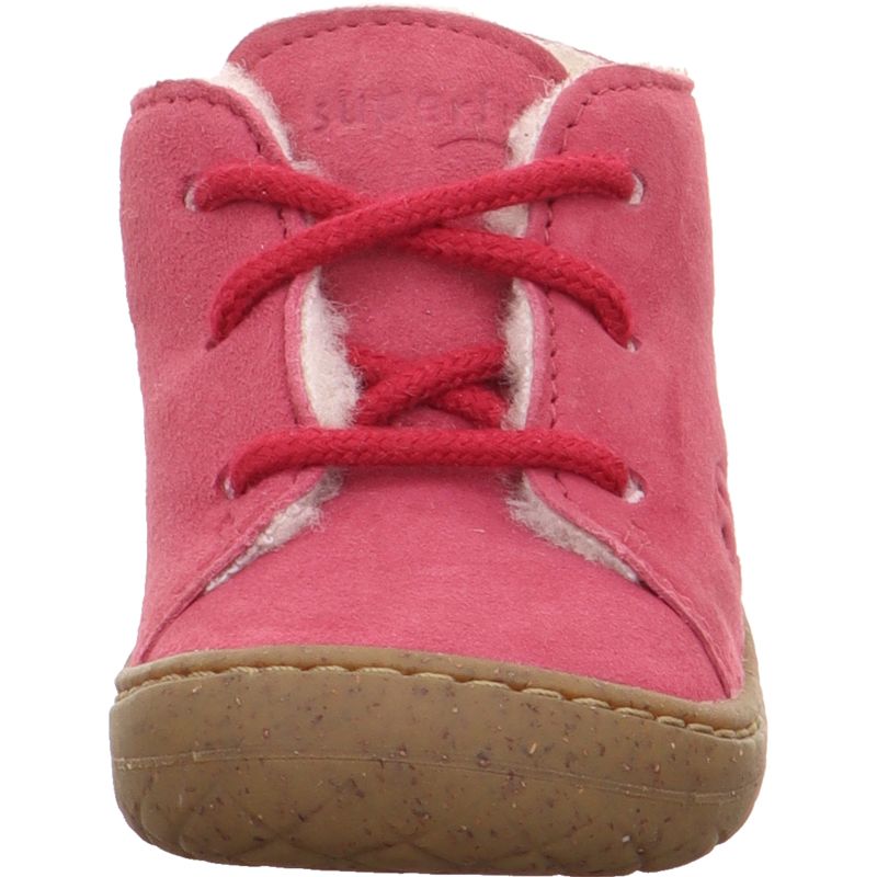 Superfit SATURNUS Mädchen Sneaker low - Material: Leder in Rot
