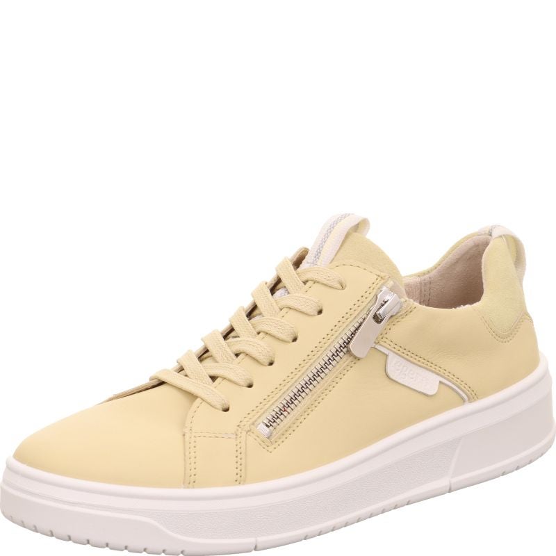 legero REJOISE Damen Sneaker low - Material: Leder in Gelb