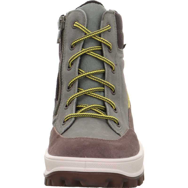 superfit TEDD Jungen Boots - Material: Leder/Textil in Grün
