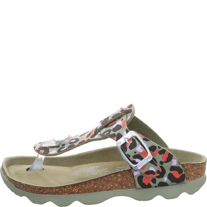 Superfit FUSSBETTPANTOFFEL Girls Slipper - Material: Sonstiges Material in Green