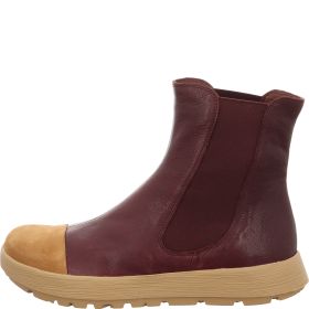 Think COMODA Woman Cheslea boot - Material: Leather in Red
