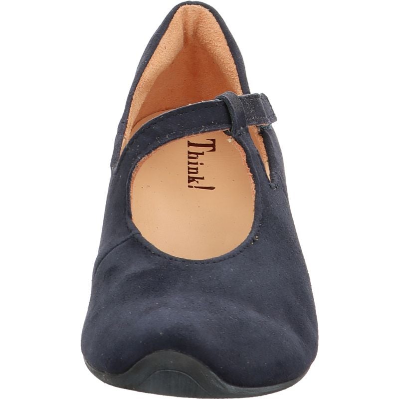 Think! AIDA Damen Pumps - Material: Leder in Blau
