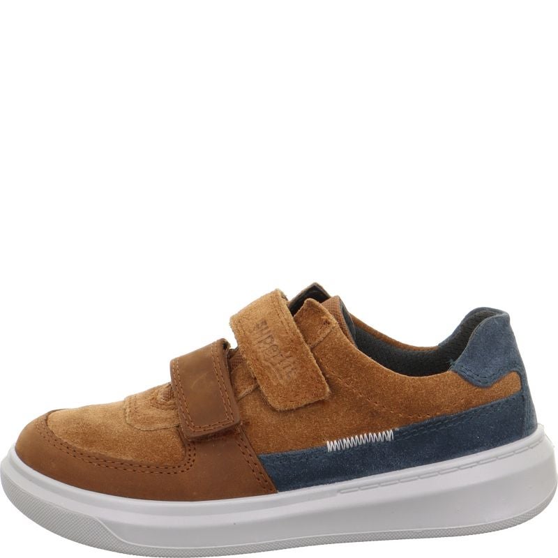 Superfit COSMO Jungen Sneaker low - Material: Leder/Textil in Braun