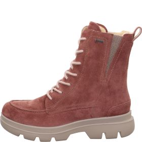 legero ANGELINA Damen Schnürboots - Material: Leder in Rosa