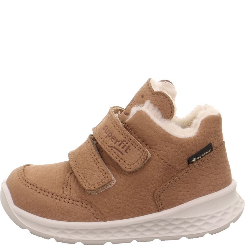 Superfit BREEZE Unisex, Boys Sneakers high - Material: Leather in Brown