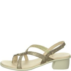 Think! VIVI Damen Sandalette - Material: Leder in Grau
