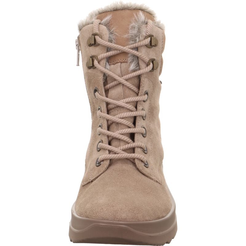 legero DREAMER Damen Schnürboots - Material: Leder in Beige