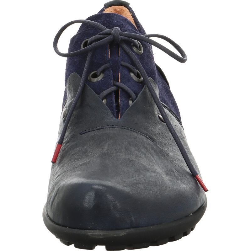 Think KONG HERREN Men Lace up shoe - Material: Leather in Blue