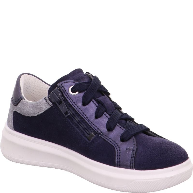 Superfit COSMO Girls Sneakers low - Material: Leather in Blue