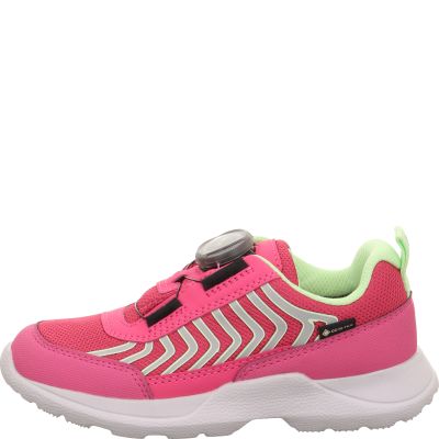 Superfit RUSH Mädchen Sneaker low - Material: Textil/Sonstiges Material in Pink