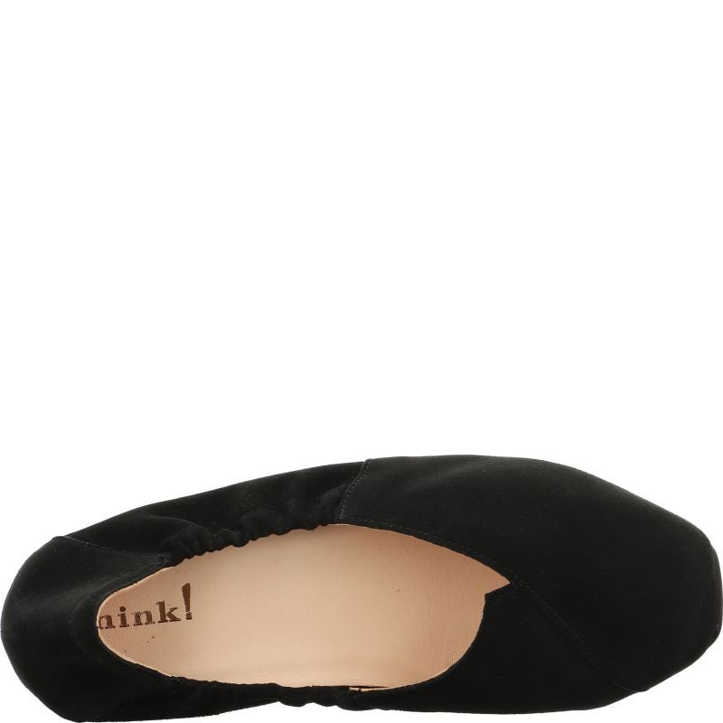 Think GAUDI Woman Ballerina - Material: Leather in Black