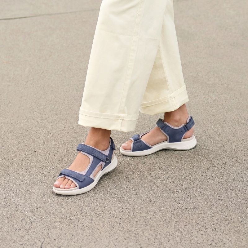 Legero SIRIS 2.0 Damen Sandale - Material: Leder/Textil in Blau