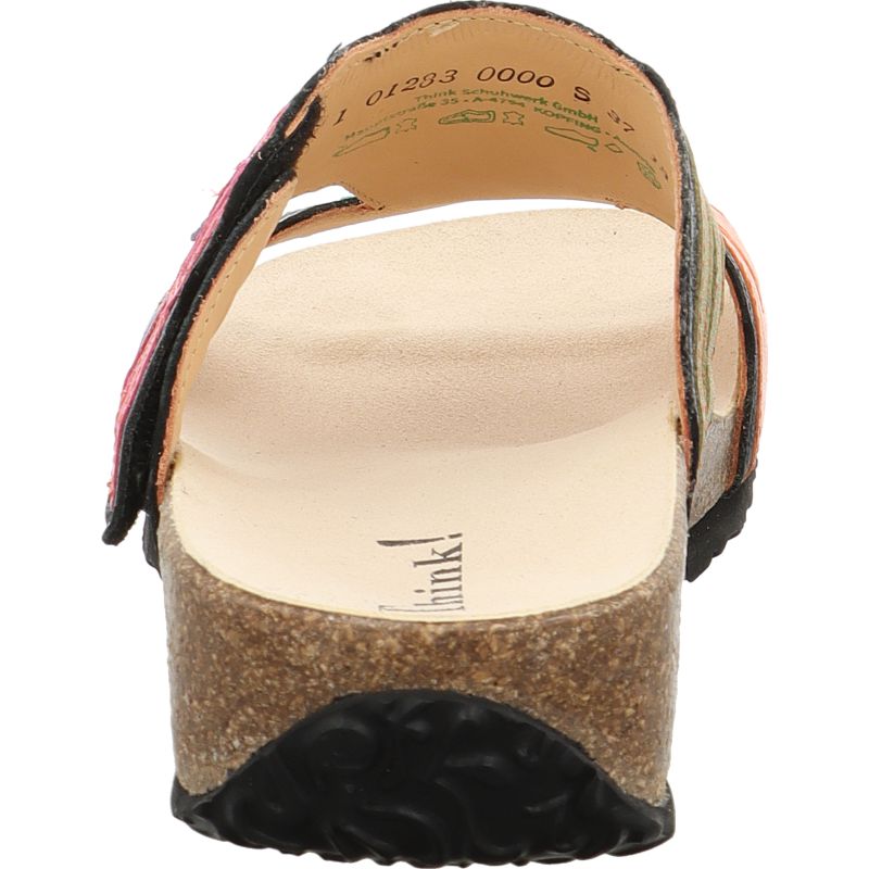 Think MIZZI DAMEN Mules - Material: Leather in Black