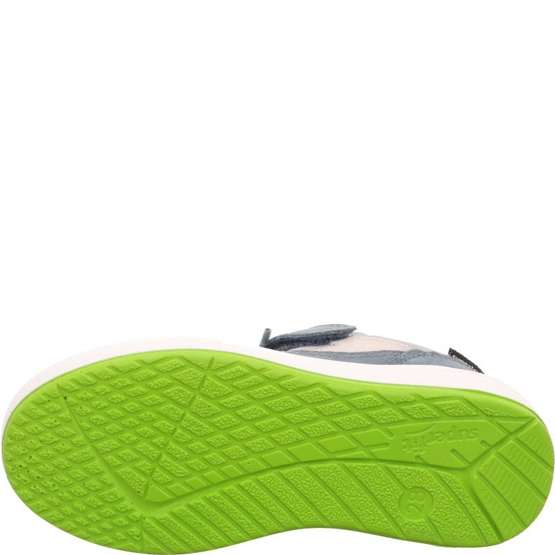 Superfit MAVERICK Sneaker low - Material: Leder/Textil in Blau