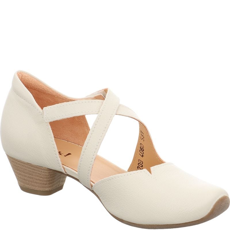Think AIDA DAMEN Woman Pumps - Material: Leather in Beige
