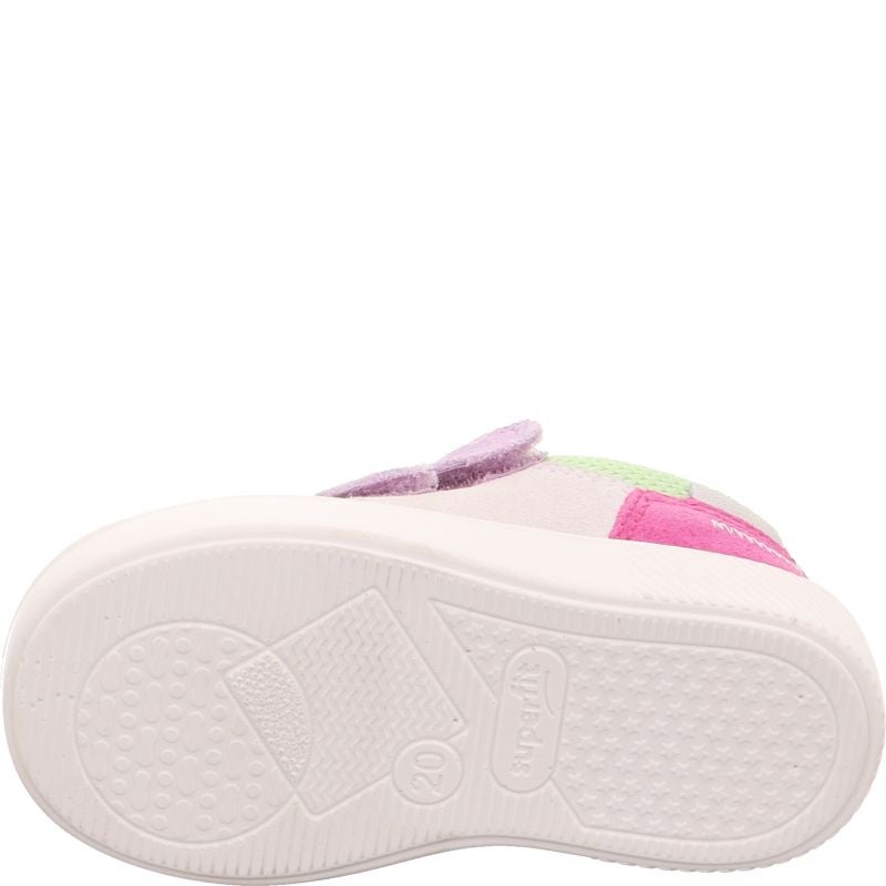 Superfit SUPIES Sneaker low - Material: Leder/Textil in Lila