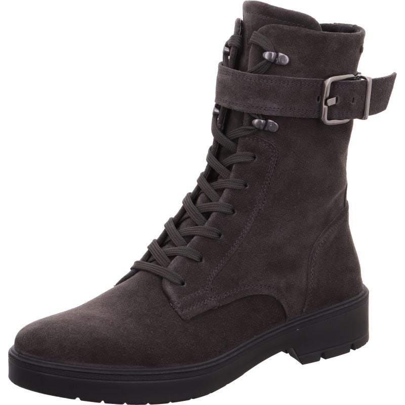 Legero MYSTIC Woman Lace-up boot - Material: Leather in Grey