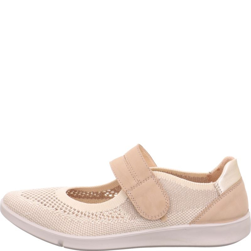 legero LUCCA Damen Ballerina - Material: Leder/Textil in Beige