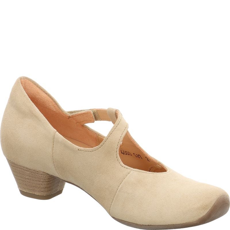 Think AIDA DAMEN Woman  - Material: Leather in Beige